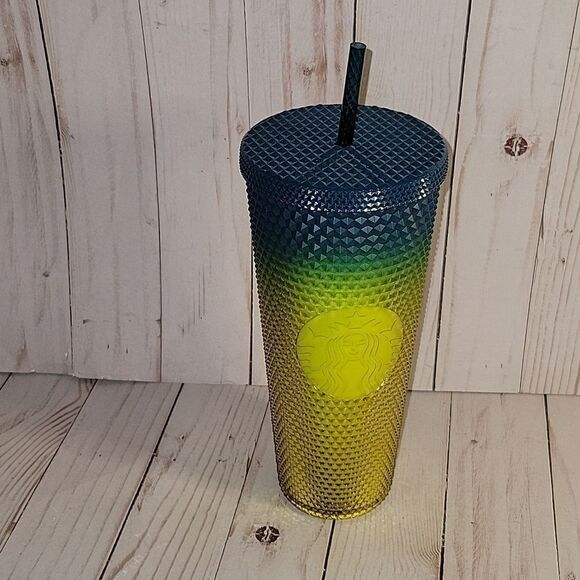 NWT! Starbucks Lemon Studded Graident Tumbler Fall 2023 🍋 - Picture 1 of 5